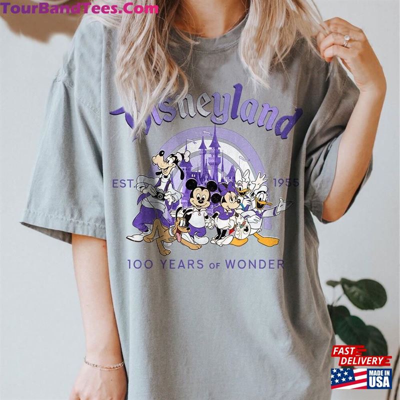 Vintage Disneyland Est Years Of Wonder Shirt Retro Mickey And Friends 100Th Anniversary Disney Castle Classic Hoodie 29Uf163728 – Utopia Fashion