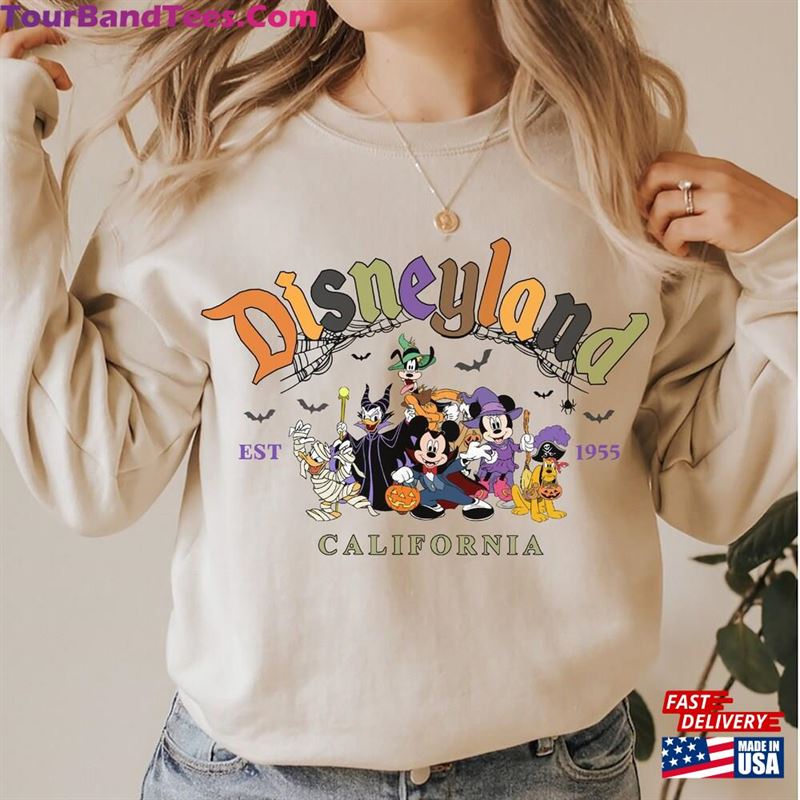 Vintage Disneyland Halloween Sweatshirt Disneyworld Est Shirt Unisex Classic 29Uf163561 – Utopia Fashion