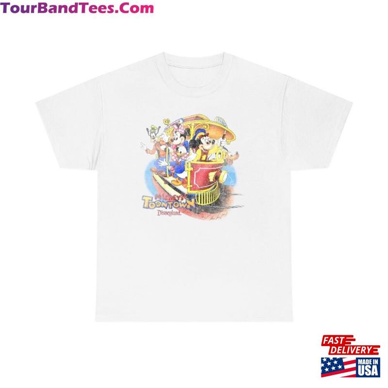 Vintage Disneyland Toontown Retro 90’S Unisex Heavy Cotton Tee T-Shirt Sweatshirt 29Uf163454 – Utopia Fashion