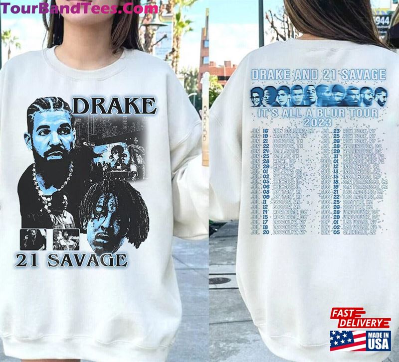 Vintage Drake Savage Tour Rescheduled Shirt It’S All A Blur Unisex T-Shirt 29Uf163094 – Utopia Fashion