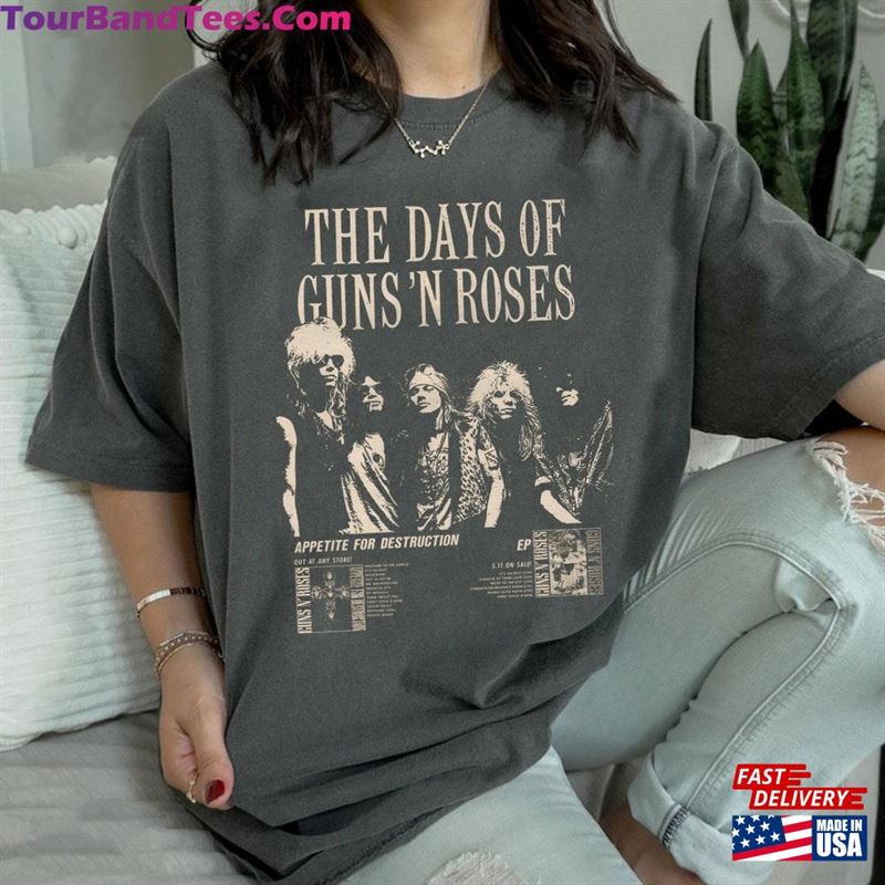 Vintage Guns N’Roses Shirt Appetite For Destruction Album Sweatshirt Unisex 29Uf157156 – Utopia Fashion