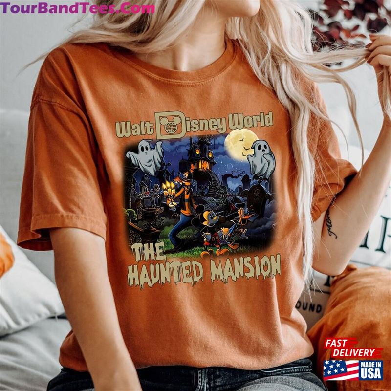 Vintage Haunted Mansion Shirt Disney The Halloween Sweatshirt T-Shirt 29Uf147420 – Utopia Fashion