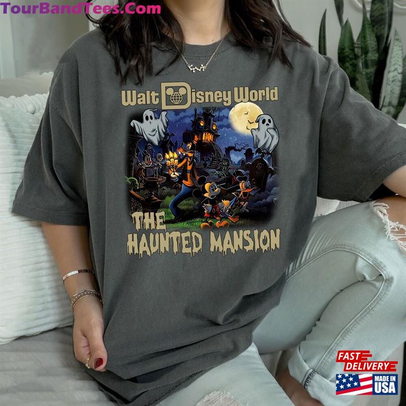 Vintage Haunted Mansion Shirt Disney The Halloween Sweatshirt T-Shirt 29Uf147420 – Utopia Fashion