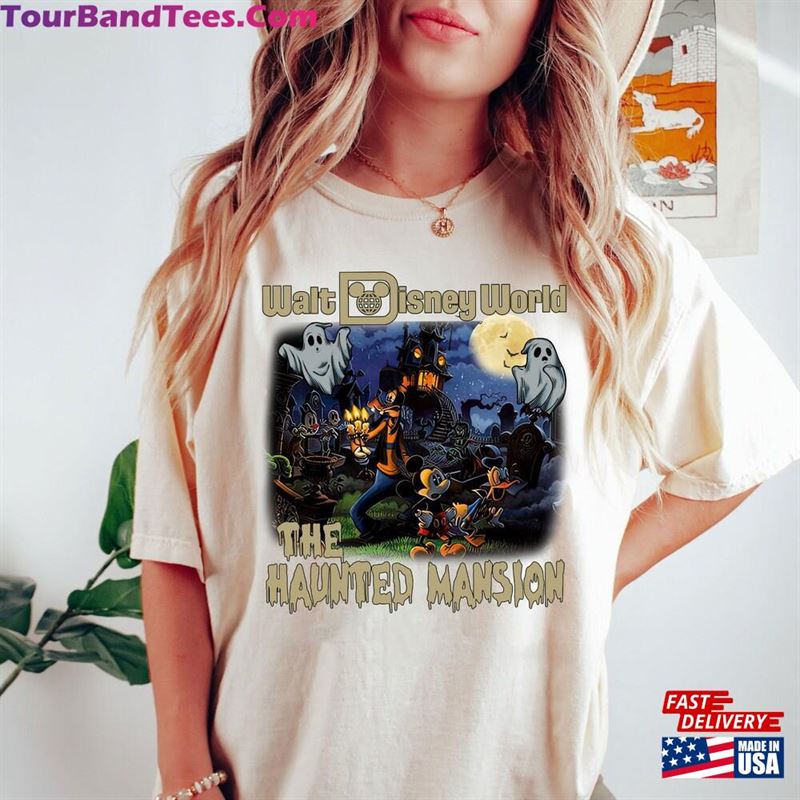 Vintage Haunted Mansion Shirt Disney The Halloween Sweatshirt T-Shirt 29Uf147420 – Utopia Fashion