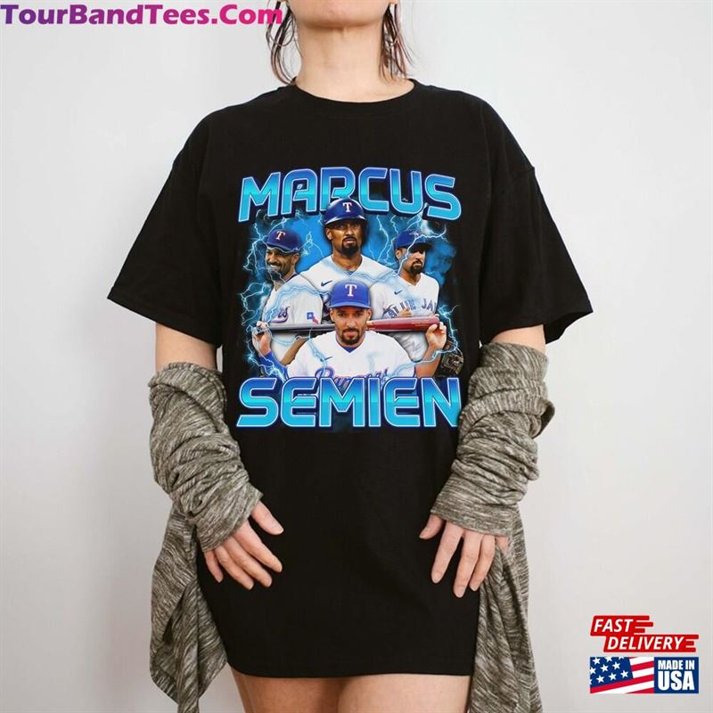 Vintage Marcus Semien Shirt T-Shirt Sweatshirt Unisex 29Uf142162 – Utopia Fashion