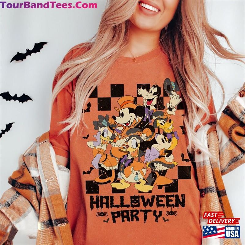 Vintage Mickey And Friends Halloween Shirt Retro Disney Party Sweatshirt Hoodie 29Uf163258 – Utopia Fashion