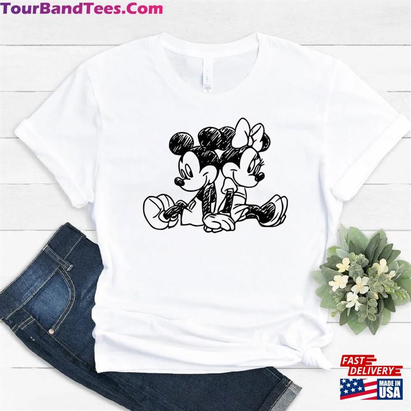 Vintage Mickey And Minnie Shirt Mouse Disney Unisex Hoodie 29Uf152553 – Utopia Fashion