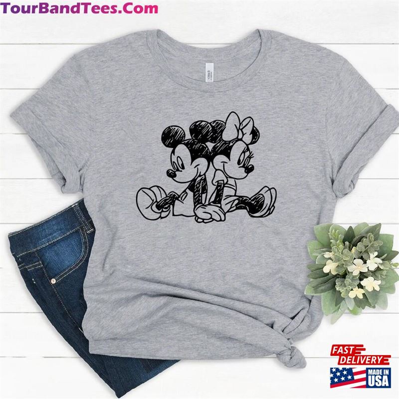 Vintage Mickey And Minnie Shirt Mouse Disney Unisex Hoodie 29Uf152553 – Utopia Fashion