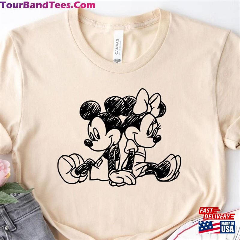 Vintage Mickey And Minnie Shirt Mouse Disney Unisex Hoodie 29Uf152553 – Utopia Fashion