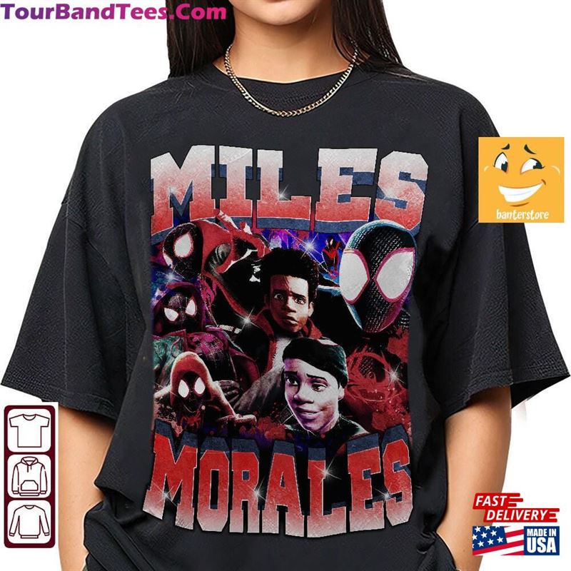 Vintage Miles Morales Style 90S Shirt Sweatshirt Hoodie T-Shirt 29Uf162987 – Utopia Fashion