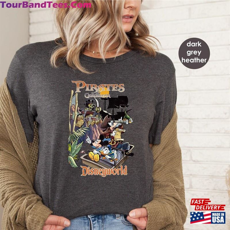 Vintage Pirates Of The Caribbean Disneyworld Shirts Shirt Mickey Sweatshirt Unisex 29Uf163292 – Utopia Fashion