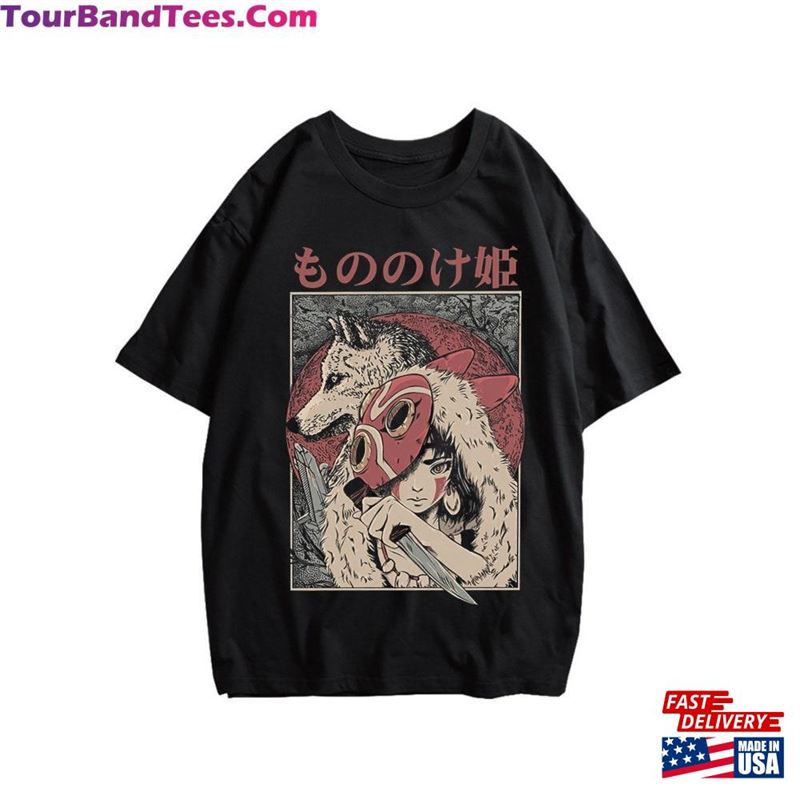 Vintage Princess Mononoke Washed Acid Shirt Y2K T-Shirt Studio Ghibli Anime Sweatshirt Unisex 29Uf157314 – Utopia Fashion