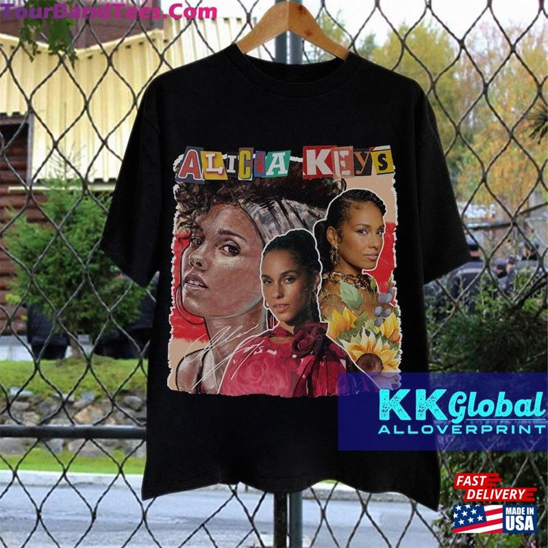 Vintage Retro Style Alicia Keys Singer Tour Shirt Classic Gift For Fan 0408Uns12 T-Shirt Hoodie 29Uf147431 – Utopia Fashion