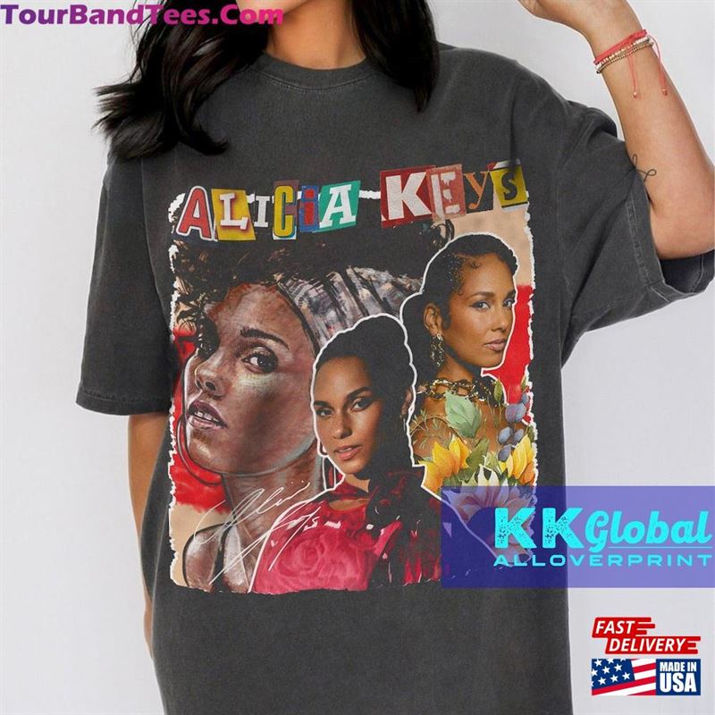 Vintage Retro Style Alicia Keys Singer Tour Shirt Classic Gift For Fan 0408Uns12 T-Shirt Hoodie 29Uf147431 – Utopia Fashion