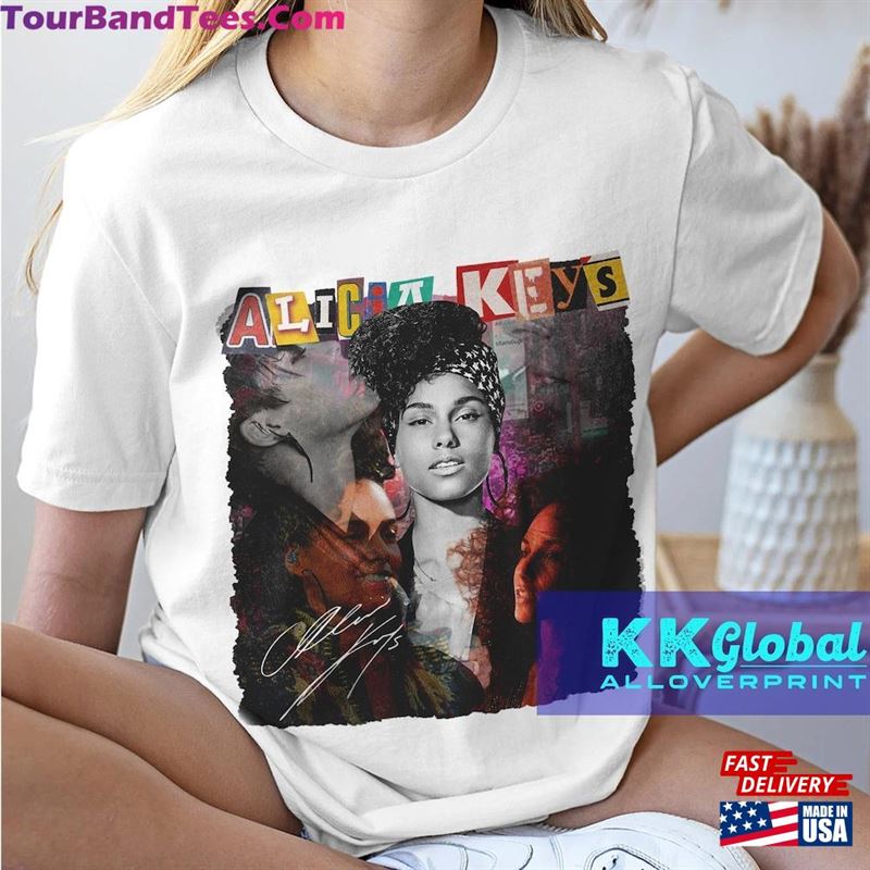 Vintage Style Alicia Keys Singer Tour Tshirt Vintageinspired Crewneck 0408Uns12 Hoodie Classic 29Uf147555 – Utopia Fashion