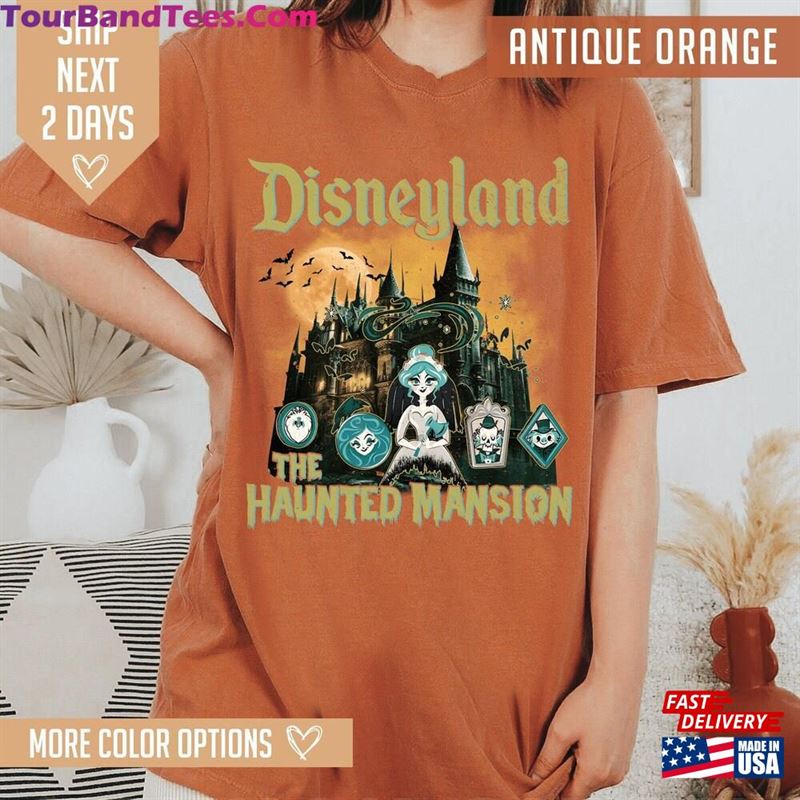 Vintage The Haunted Mansion Characters Shirt Retro Disney Halloween Party Sweatshirt T-Shirt 29Uf163005 – Utopia Fashion