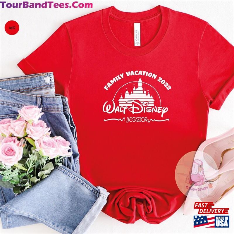 Walt Disney T-Shirt Camisa Family Vacation Sweatshirt 29Uf163663 – Utopia Fashion