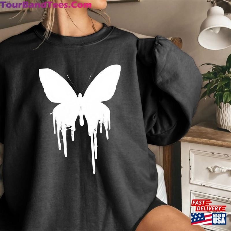 White Butterfly T-Shirt Moth Tee Graphic Gift Hoodie Animal Lover Girls Love Sweatshirt Women Men Kids Gifts 29Uf157519 – Utopia Fashion