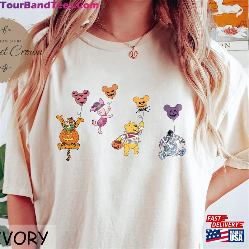 Winnie The Pooh Halloween Shirt And Friends Balloon Hoodie Sweatshirt 29Uf142085 – Utopia Fashion