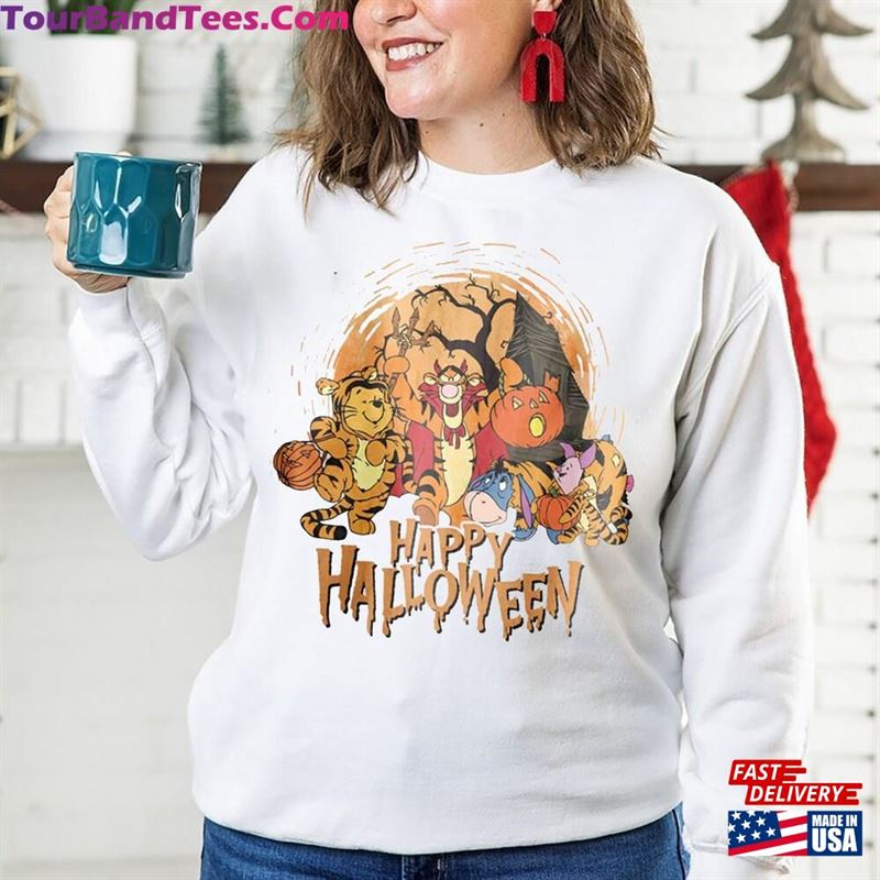 Winnie The Pooh Happy Halloween Sweatshirt Spooky Disney Shirt Hoodie Unisex 29Uf163540 – Utopia Fashion