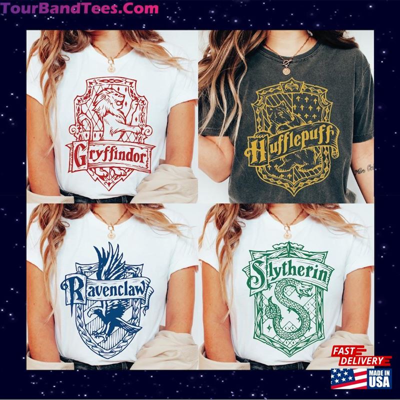 Wizard House Family Shirts Universal Studios For Theme Park T-Shirt Sweatshirt Classic 29Uf164069 – Utopia Fashion