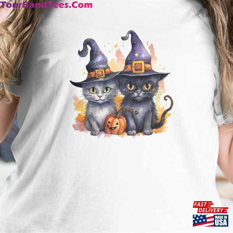 Wizzard Cats Halloween T-Shirt Party Shirt Sweatshirt 29Uf152314 – Utopia Fashion