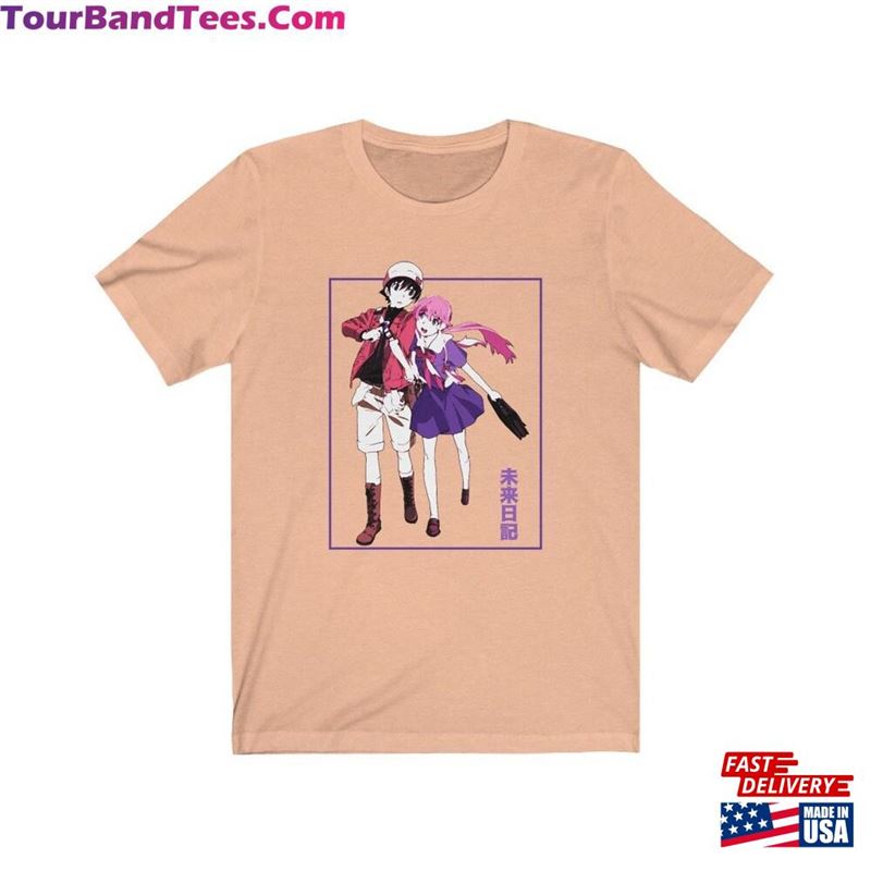 Yuno Gasai Amano Yukiteru Future Diary Second Aesthetic Anime Vaporwave Manga Fairy Kei Unisex Jersey Short Sleeve Tee Classic T-Shirt 29Uf142045 – Utopia Fashion