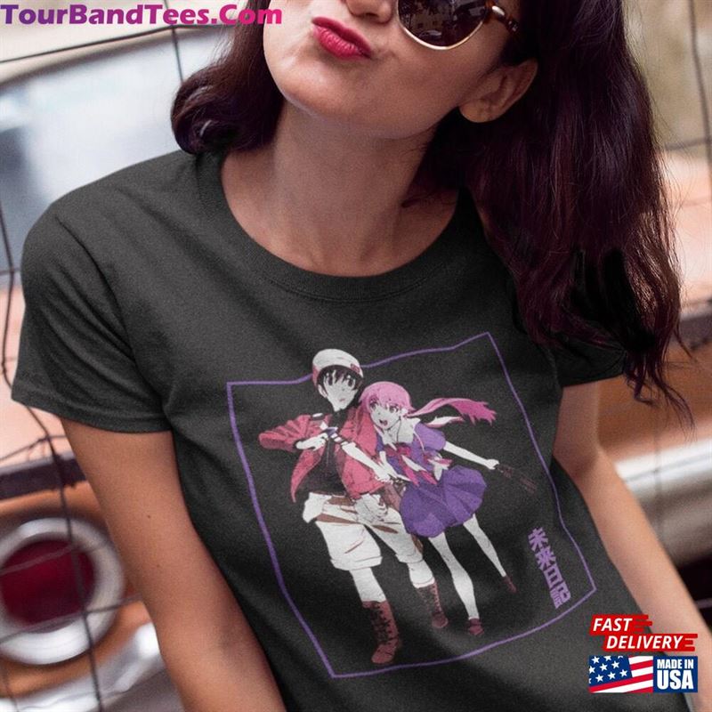 Yuno Gasai Amano Yukiteru Future Diary Second Aesthetic Anime Vaporwave Manga Fairy Kei Unisex Jersey Short Sleeve Tee Classic T-Shirt 29Uf142045 – Utopia Fashion