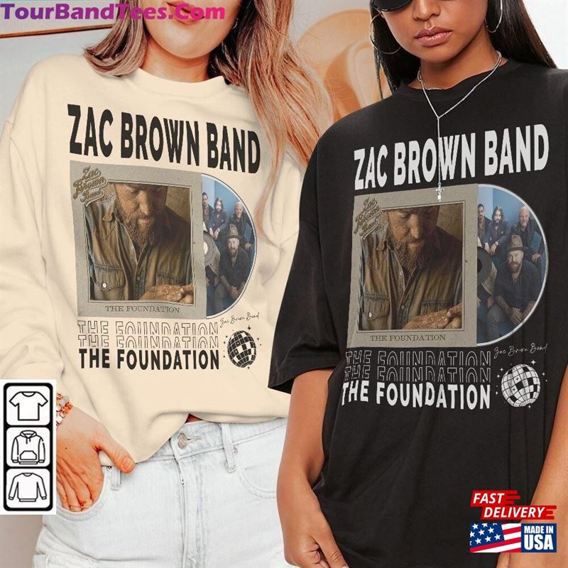 Zac Brown Band Music Shirt Sweatshirt Y2K Merch Vintage 90S From The Fire Tour Tickets Album Foundation Gift For Fan L805M Unisex 29Uf157525 – Utopia Fashion