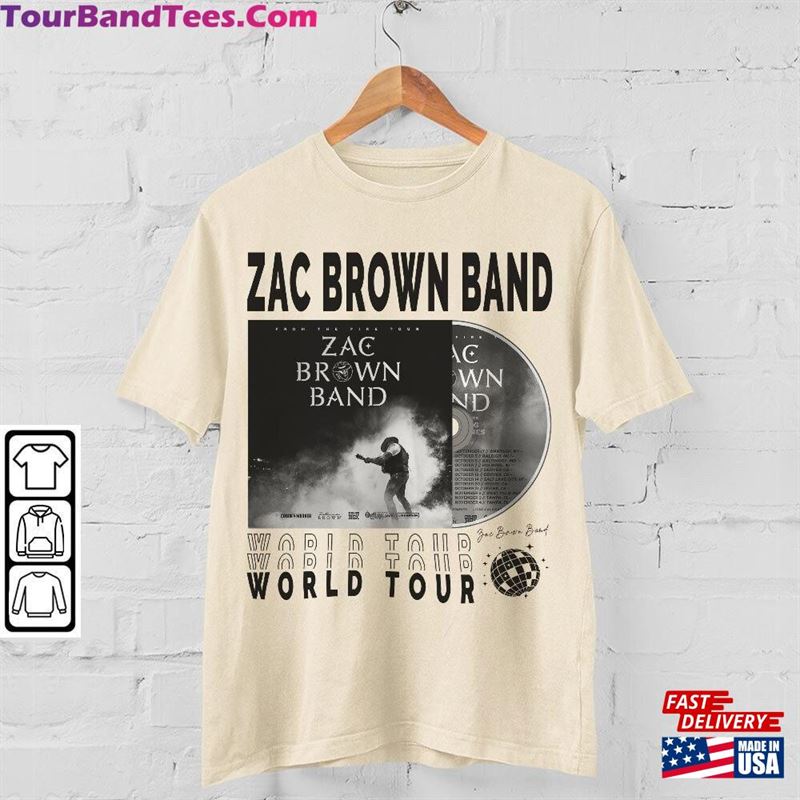 Zac Brown Band Music Shirt Sweatshirt Y2K Merch Vintage 90S From The Fire Tour Tickets Album Hoodie Gift For Fan L805M Classic T-Shirt 29Uf157541 – Utopia Fashion