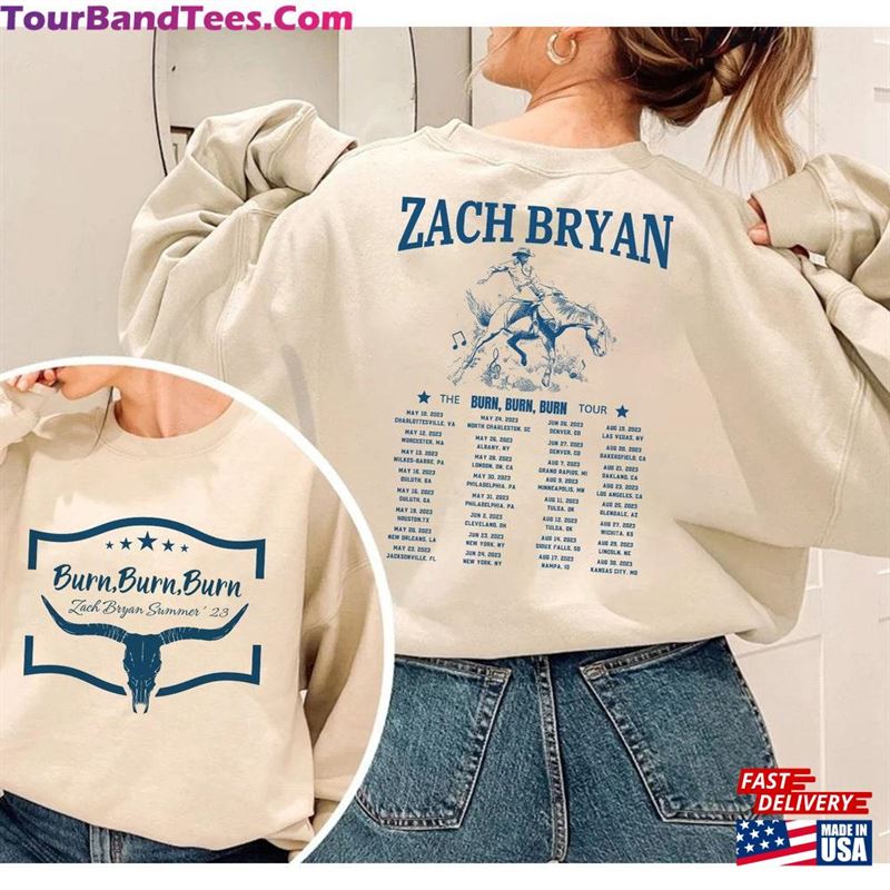 Zach Bryan Shirt Burn Country Music Unisex Sweatshirt 29Uf163323 – Utopia Fashion