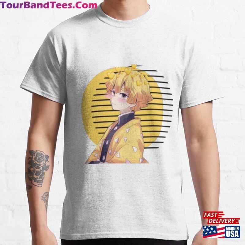 Zenitsu Kamado Anime Classic T-Shirt Hoodie 29Uf163995 – Utopia Fashion