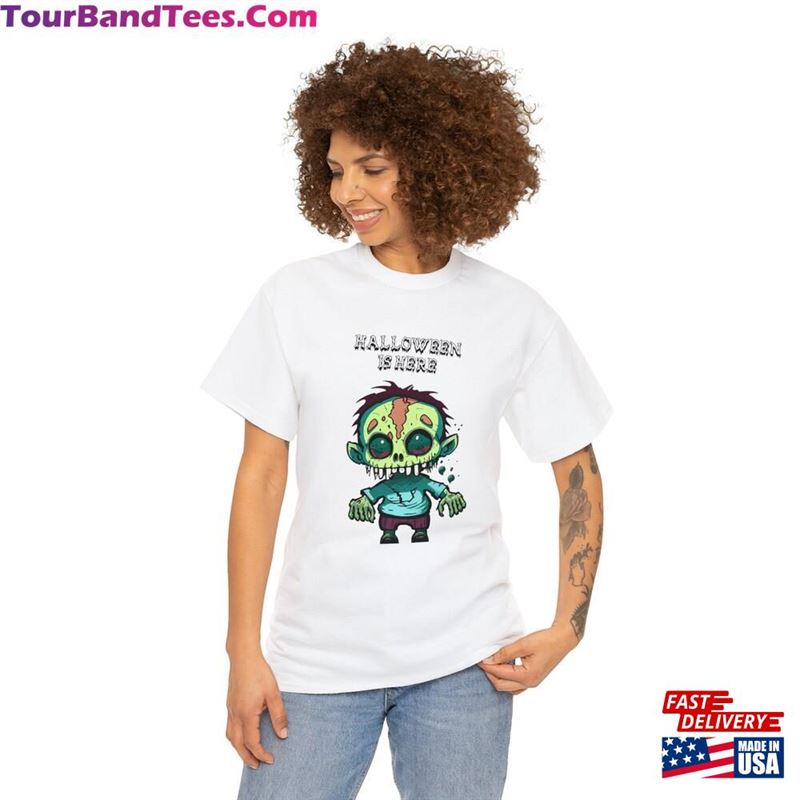 Zombie Cartoon T-Shirt Halloween Themed Comfortable Cotton Sweatshirt 29Uf163906 – Utopia Fashion