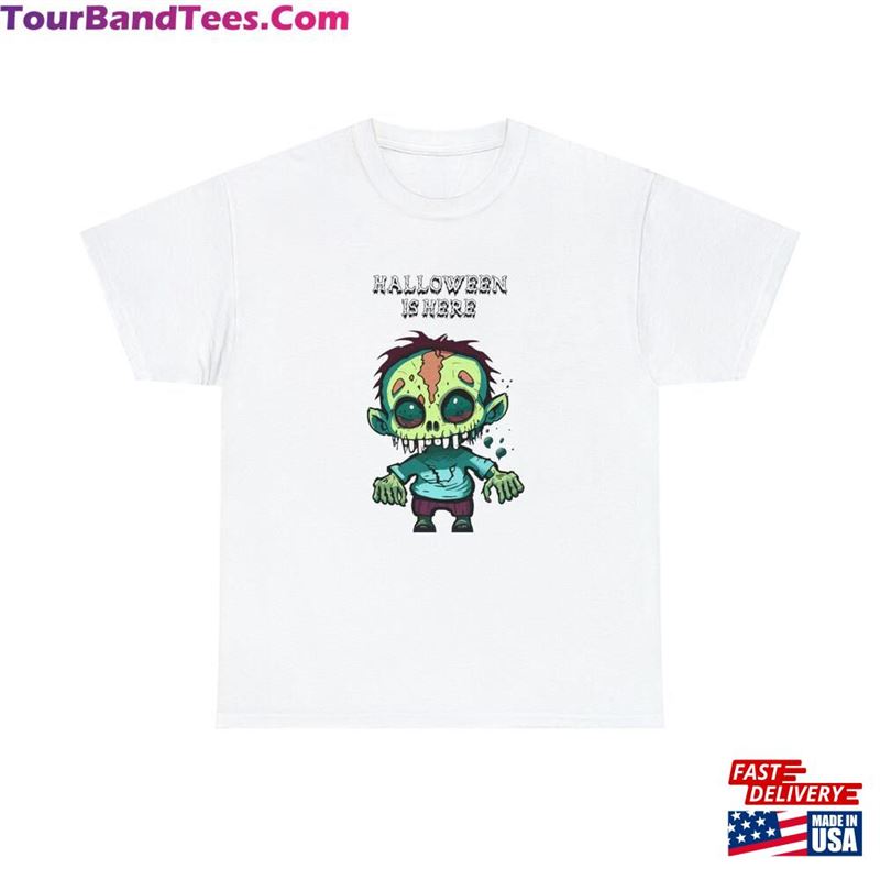 Zombie Cartoon T-Shirt Halloween Themed Comfortable Cotton Sweatshirt 29Uf163906 – Utopia Fashion